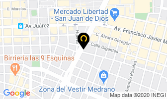 Mapa de Hotel Nueva York en Guadalajara