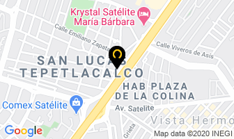 Mapa de Hotel Parque Satelite en Tlalnepantla de Baz