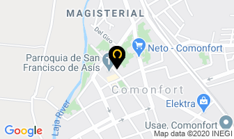 Mapa de Hotel Plaza Macondo en Comonfort