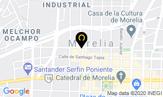 Mapa de Hotel Plaza Morelia en Morelia