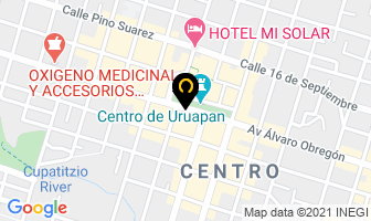 Mapa de Hotel Regis en Uruapan