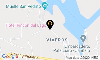 Mapa de Hotel Rincon Del Lago en Pátzcuaro