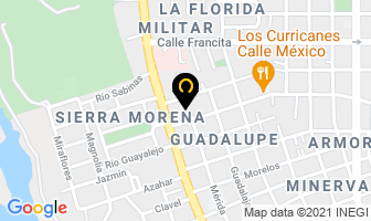 Mapa de Hotel San Antonio en Tampico