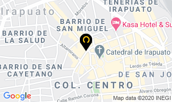 Mapa de Hotel San Carlos en Irapuato