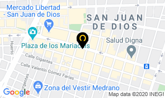 Mapa de Hotel San Jorge en Guadalajara