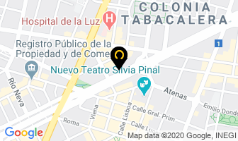 Mapa de Hotel Sevilla Palace en Ciudad de Mexico