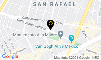 Mapa de Hotel Stella Maris en Ciudad de Mexico