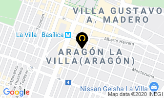 Mapa de Hotel Villa Quijotes en Ciudad de Mexico