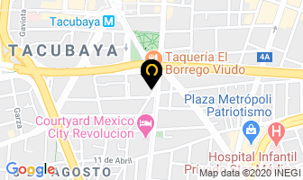 Mapa de Hotel & Villas Revolucion en Ciudad de Mexico