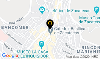 Mapa de Hoteles Emporio en Zacatecas