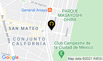 Mapa de Hoyu Mexicana en Ciudad de Mexico