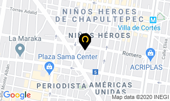 Mapa de Hwarang Taekwondo Cumbres en Ciudad de Mexico