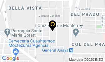 Mapa de Identatronics De MÉxico S.a De C.v en Monterrey