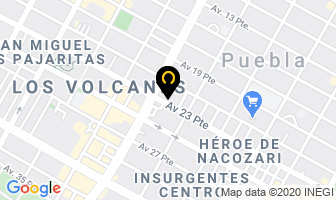 Mapa de Imprentas En Puebla en Puebla