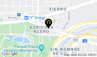 Mapa de Industria De Alimentos De Linares en Monterrey