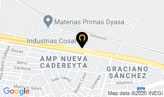 Mapa de Industrias Cosal en Cadereyta Jiménez