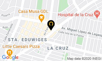 Mapa de Industrias De Alimentos Diana Sa De Cv en Guadalajara