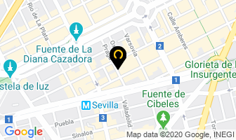 Mapa de Ines Martinez Grimaldo en Ciudad de Mexico