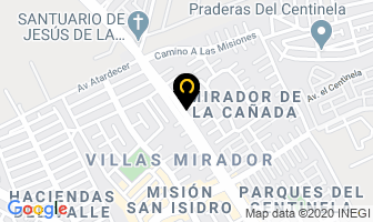 Mapa de Inevi Comunicaciones en Zapopan