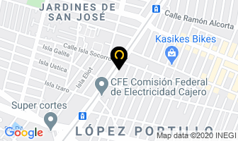 Mapa de Ingenieria Automotriz Ramos en Guadalajara