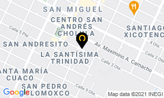 Mapa de Ingeniería Mecanica en San Andrés Cholula