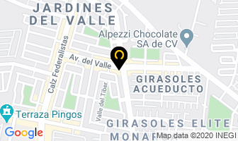 Mapa de Ingles Del Valle en Zapopan
