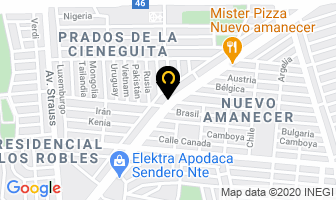 Mapa de Inicia Tu Propio Negocio en Apodaca