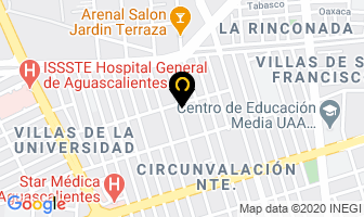Mapa de Inmobiliaria 14 De Agosto en Aguascalientes