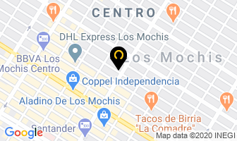 Mapa de Inmobiliaria El Camello Constructor, En Los Mochis en Ciudad de Mexico