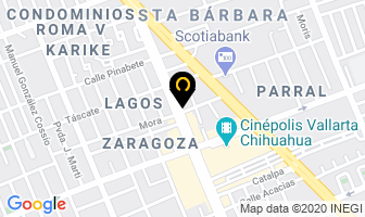 Mapa de Innovacel en Chihuahua