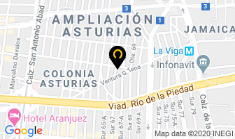 Mapa de Instalaciones Decorativas en Ciudad de Mexico
