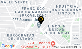 Mapa de Instalaciones Electromecanicas Monterrey S.a. De C.v. en Monterrey