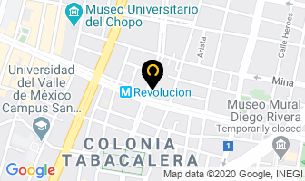 Mapa de Instalaciones Roal, S.a. De Cv en Ciudad de Mexico