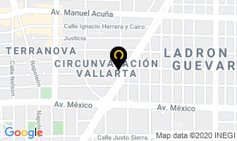 Mapa de Instito De Cirugia Maxilofacial S.c. en Guadalajara