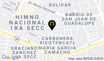 Mapa de Instituto De Estudios Superiores De Centro America en Ciudad de Mexico