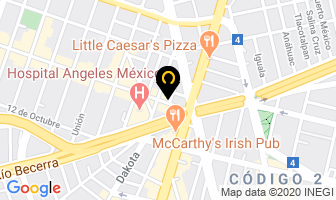 Mapa de Instituto Internacional De Idiomas Y Turismo en Ciudad de Mexico