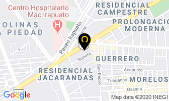 Mapa de Instituto Oftalmologico Privado en Irapuato