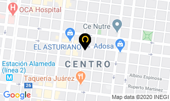 Mapa de Integra - Capital Humano en Monterrey