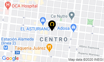 Mapa de Integra - Capital Humano en Monterrey