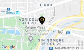 Mapa de Intercontinental De Parafinas Y Fragancias S.a en Monterrey