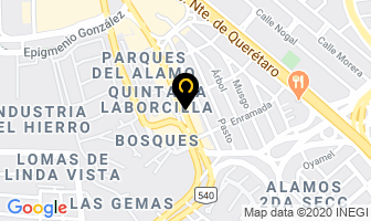 Mapa de Interioriza en Santiago De Querétaro