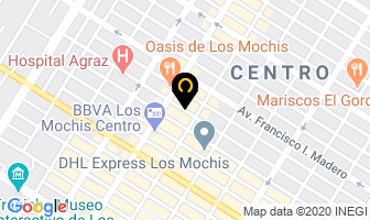 Mapa de Interleds Lighting Sinaloa, En Los Mochis en Ciudad de Mexico
