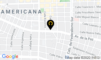 Mapa de Intermueble Spacio's en Guadalajara