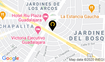 Mapa de International Limousines en Guadalajara