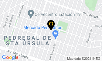 Mapa de Intragracion Ciudadana Ac en Coyoacán