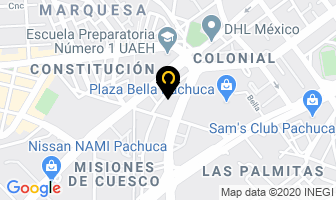 Mapa de Invernaderos Del Altiplano S.a. De C.v. en Pachuca de Soto