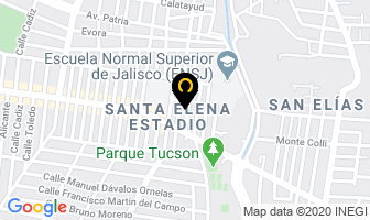 Mapa de Iris Diversiones Impresas en Guadalajara