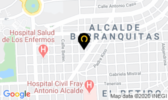 Mapa de Jamon Montreal en Guadalajara