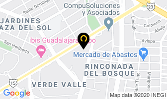Mapa de Jeunesse Crema Antiarrugas Corporativo Guadalajara en Guadalajara
