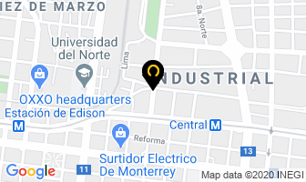 Mapa de Jota Eme Partes Sa De Cv en Monterrey